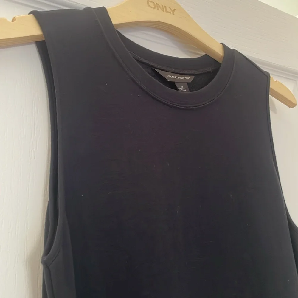 Skechers Performance Day Off Sleeveless Black Dress, Size Medium - Picture 5 of 11